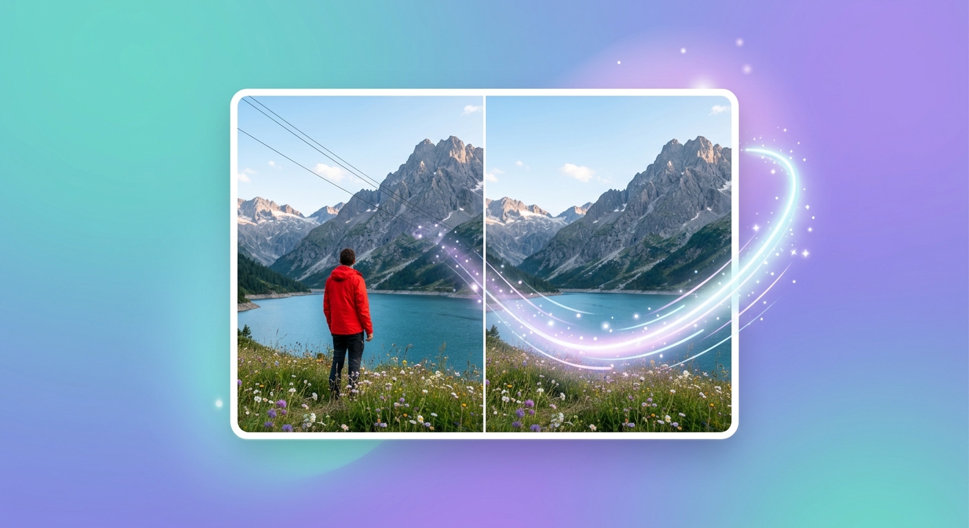 如何用 AI 去除照片中的多余物体（无需 Photoshop 基础）